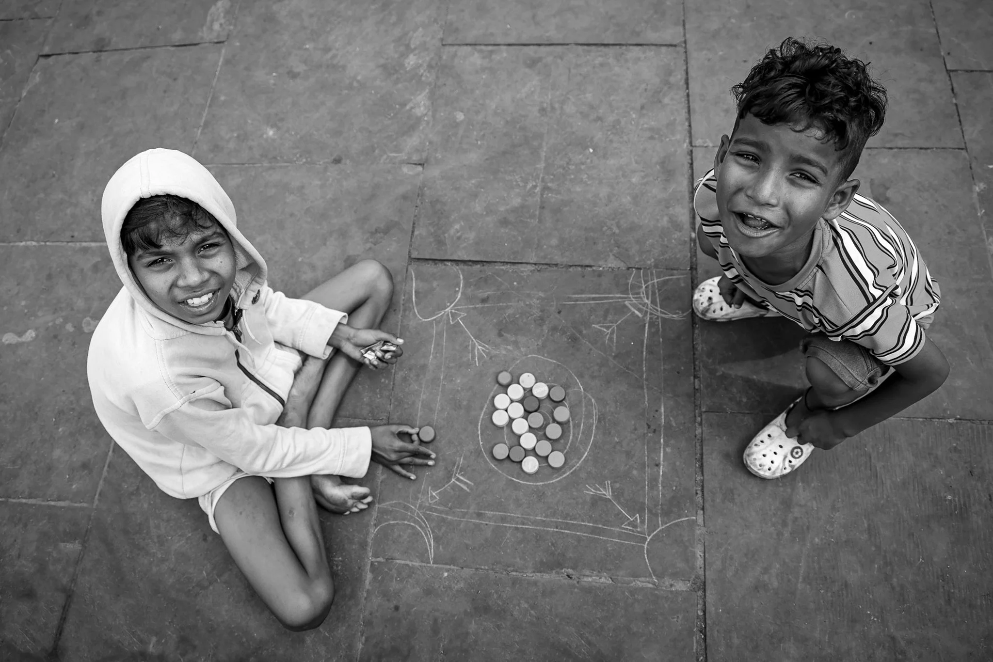 "NO CARROM BOARD... NO PROBLEM" by Divya Umesh