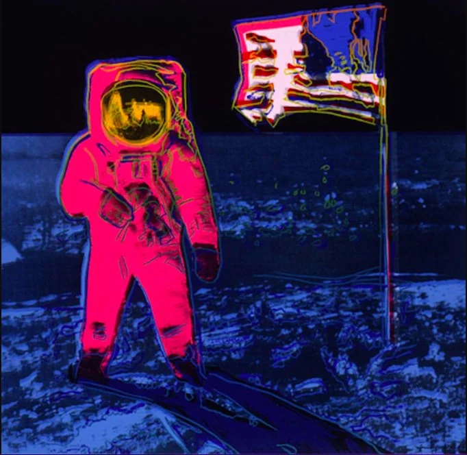 Andy Warhol - Moonwalk, 1987. Screenprint