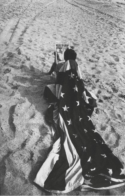Robert Frank - Marilyn Dead (Wellfleet, Mass), 1962. Gelatin silver print.
