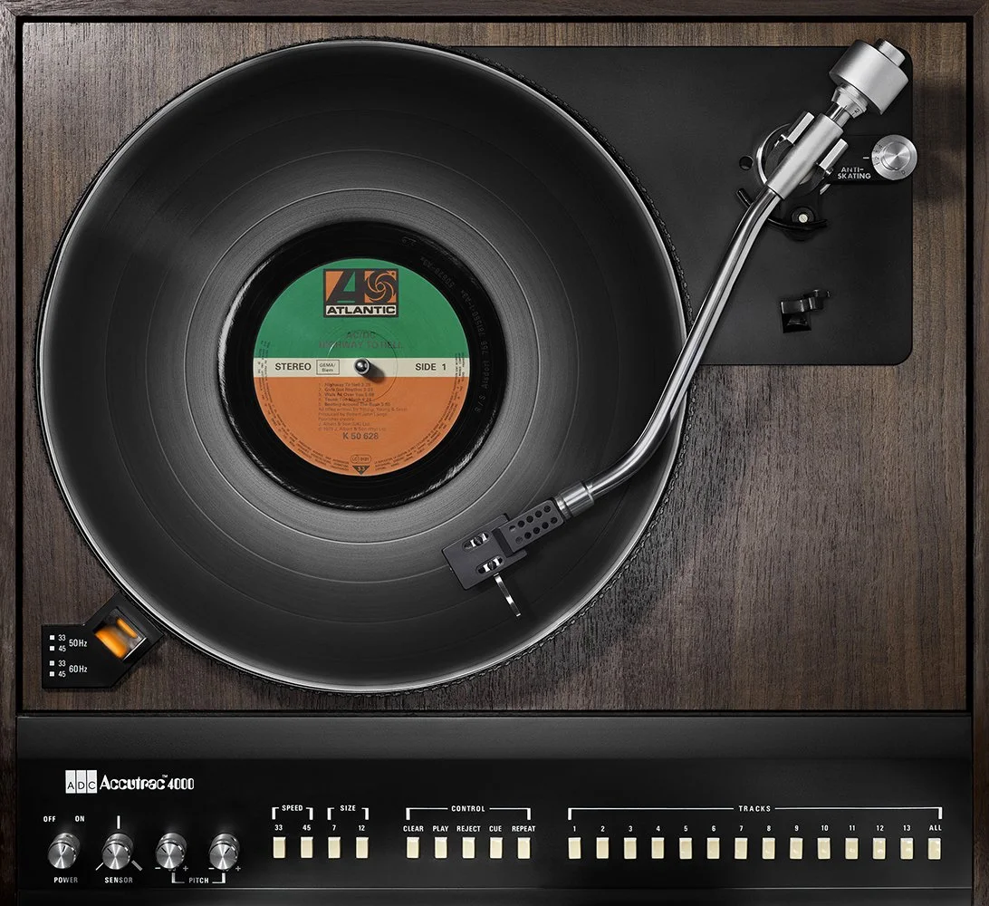 Led Zeppelin "Four Symbols" on Braun PS 500. "Music is one thing that has been consistently there for me. It hasn't let me down". Jimmy Page.