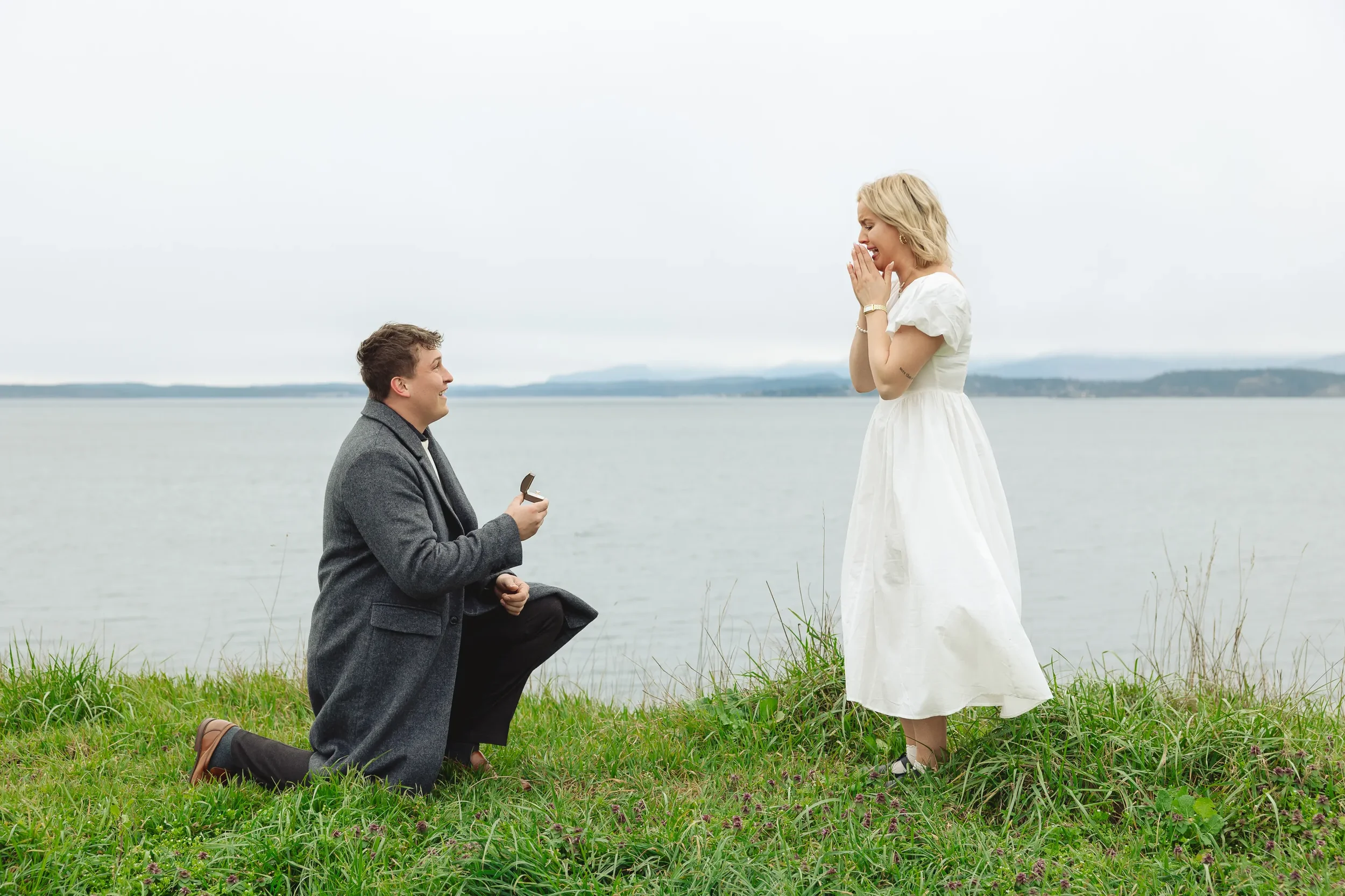 Ebey’s Landing Surprise Proposal | Whidbey Island Photographer