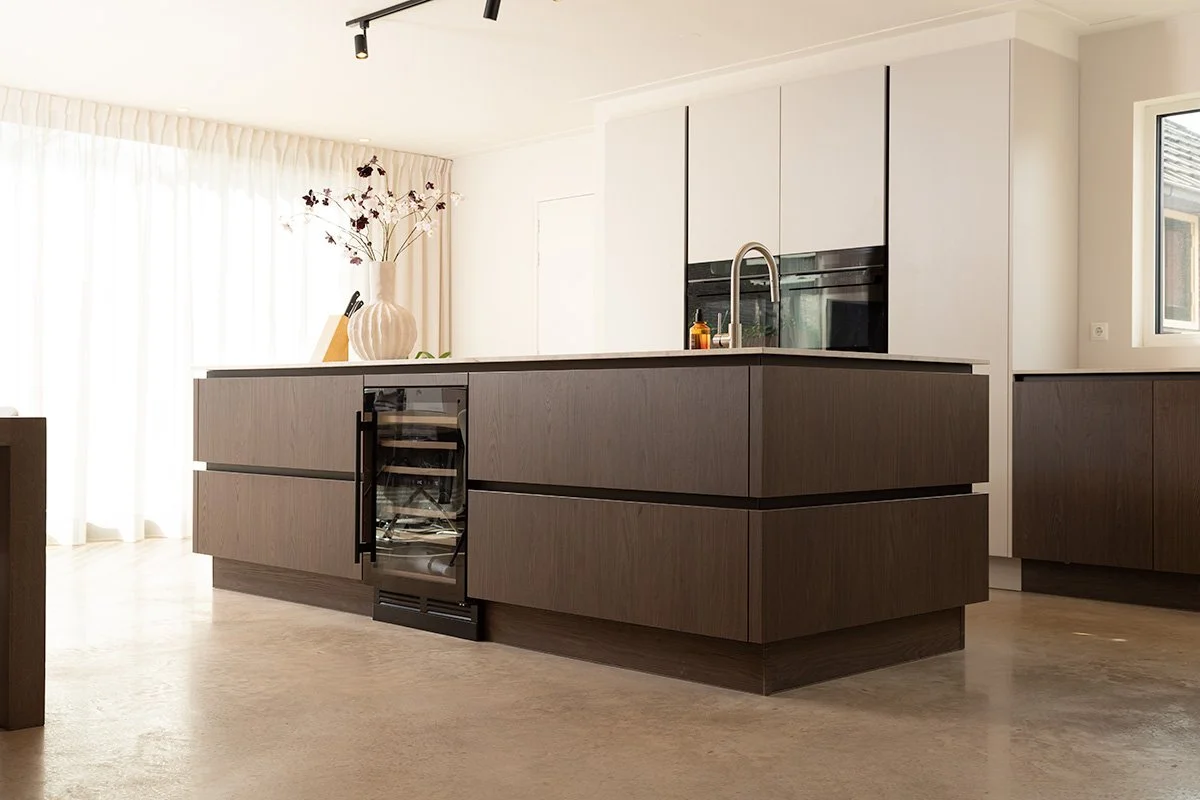 luxe maatwerk keuken  met kookeiland in eemnes