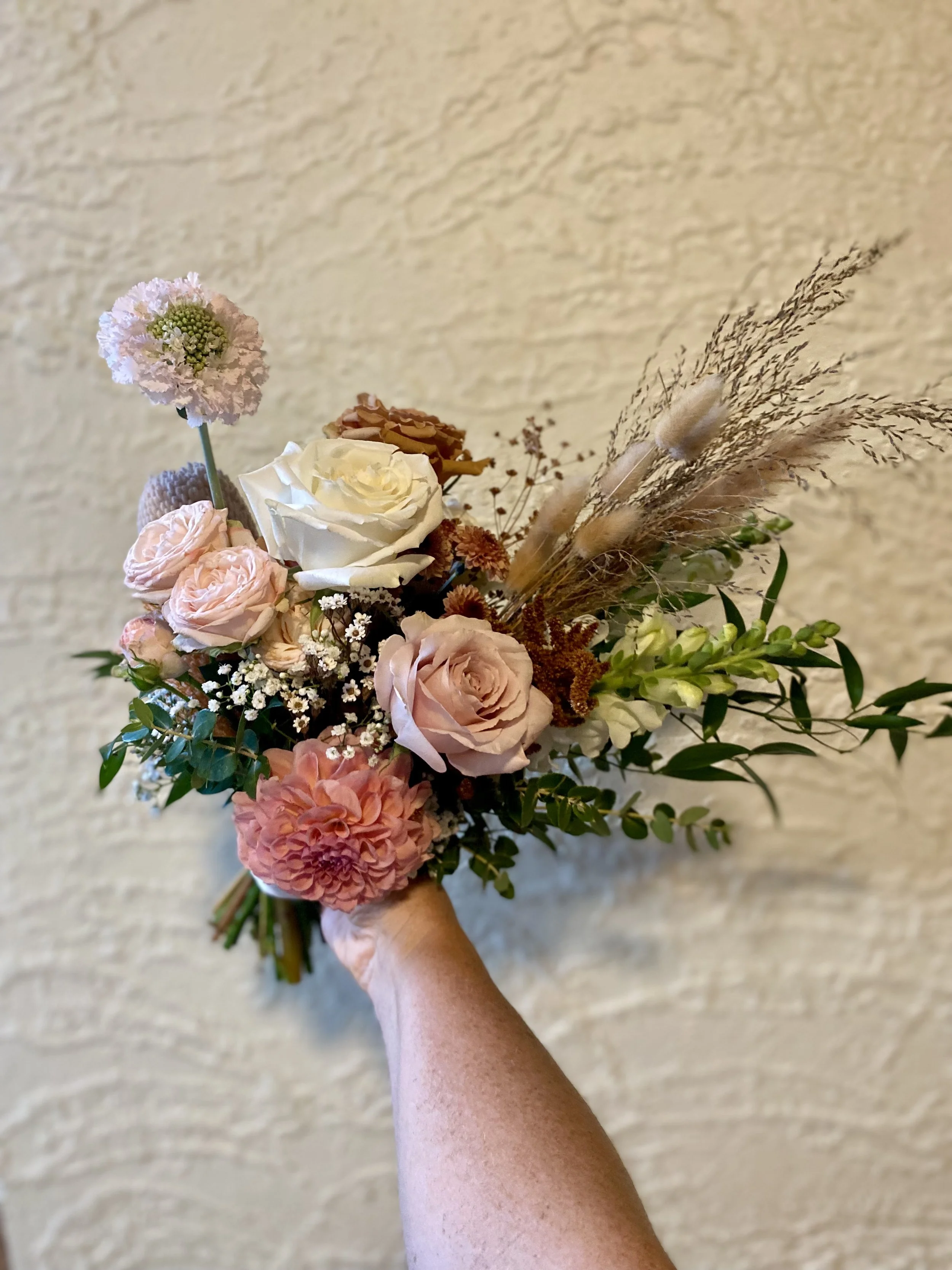 Bridesmaid bouquet soft autumn colours.jpg