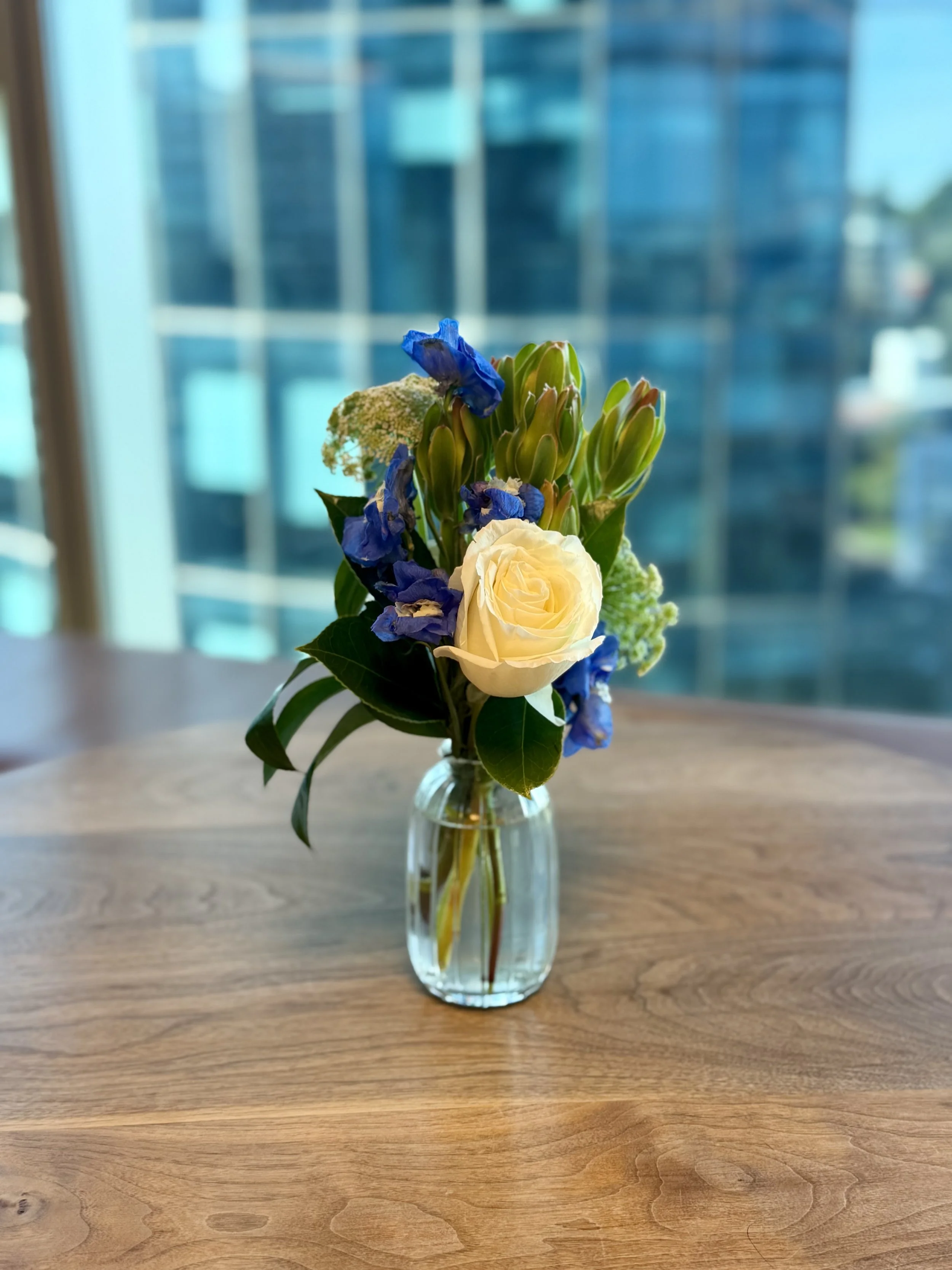 Bud vase green blue and white.jpeg