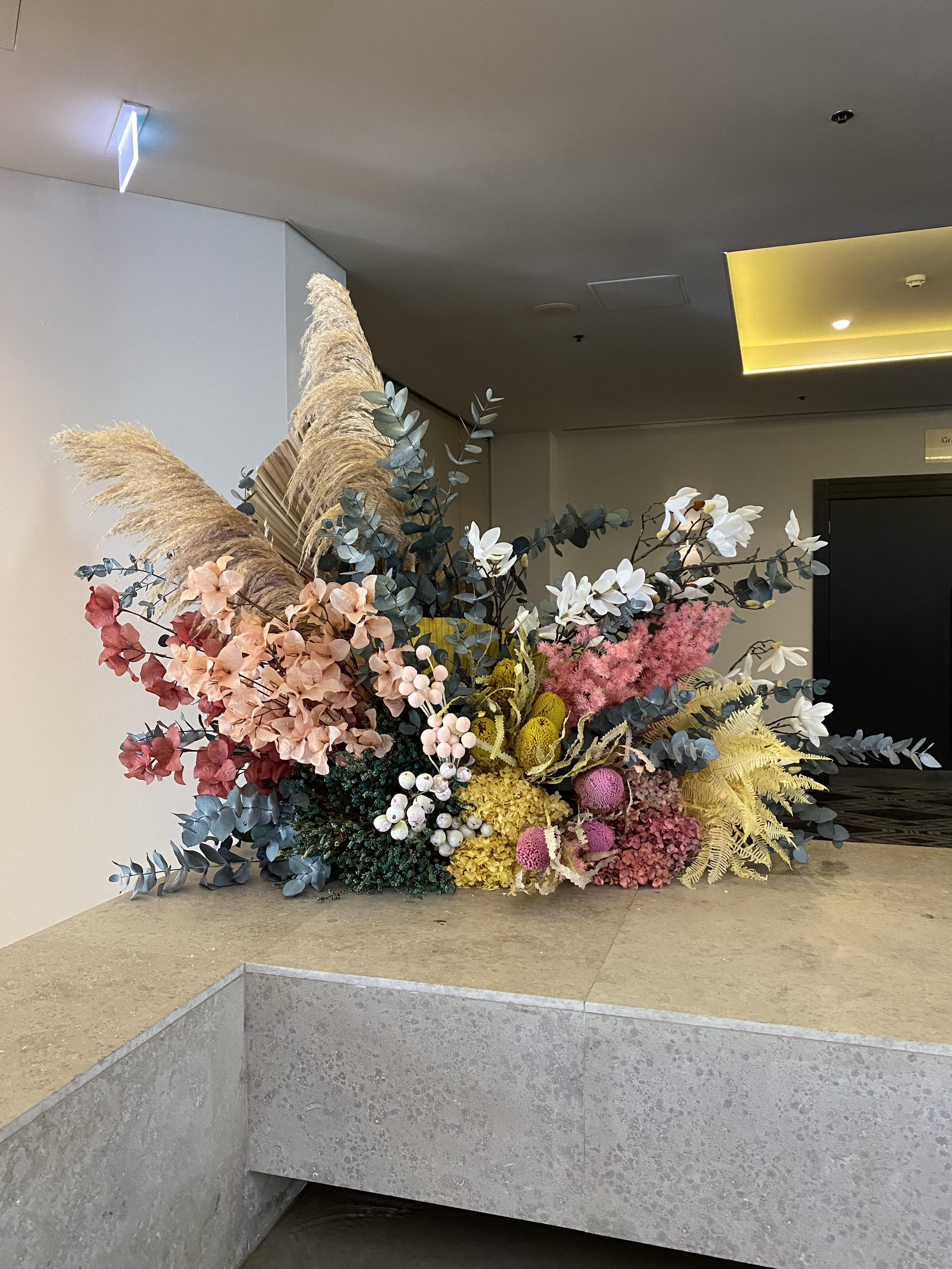 artificial and preserved foyer arrangements.jpg