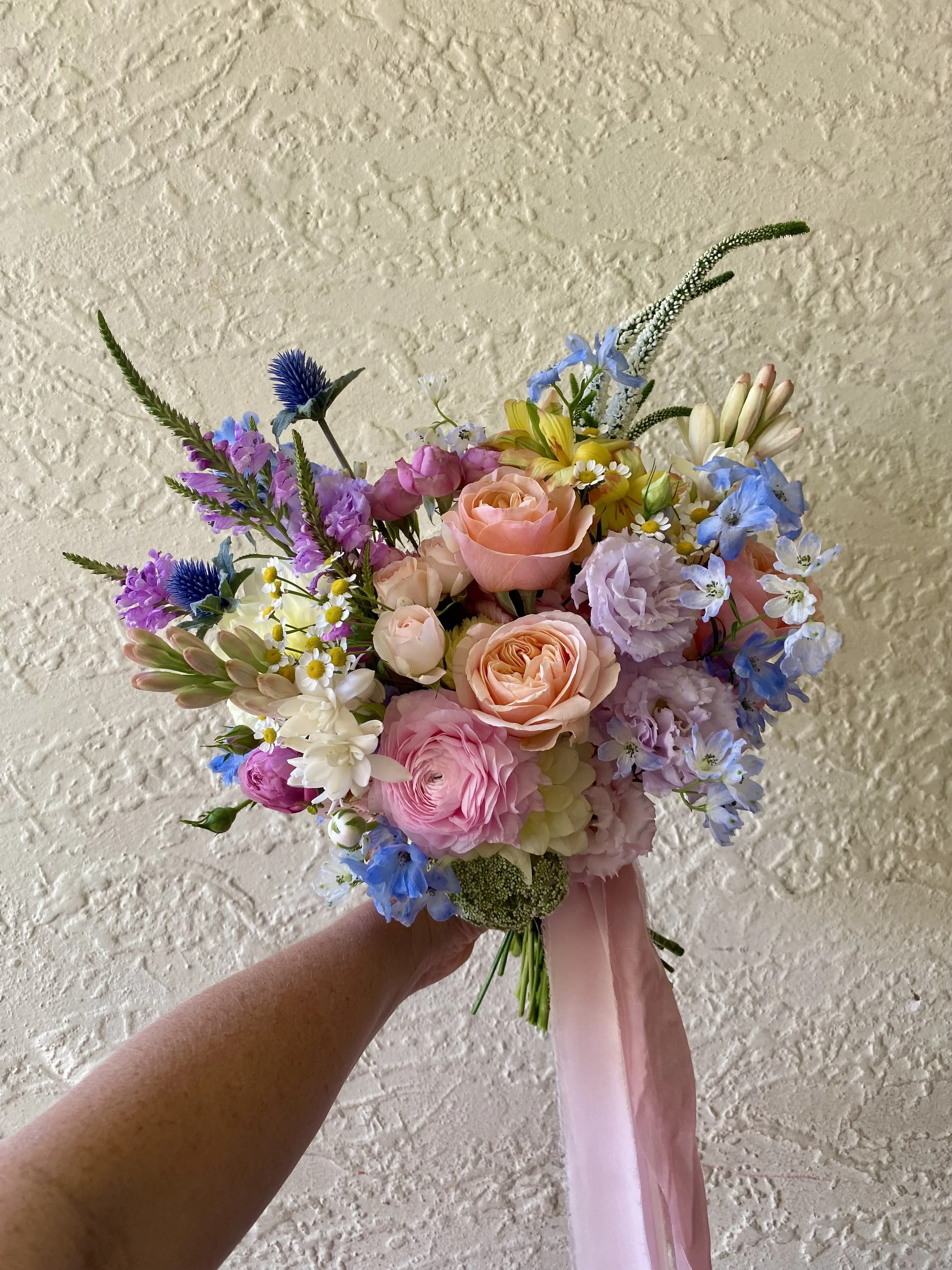 Pasetel coloured mix flower wedding bouquet.jpg