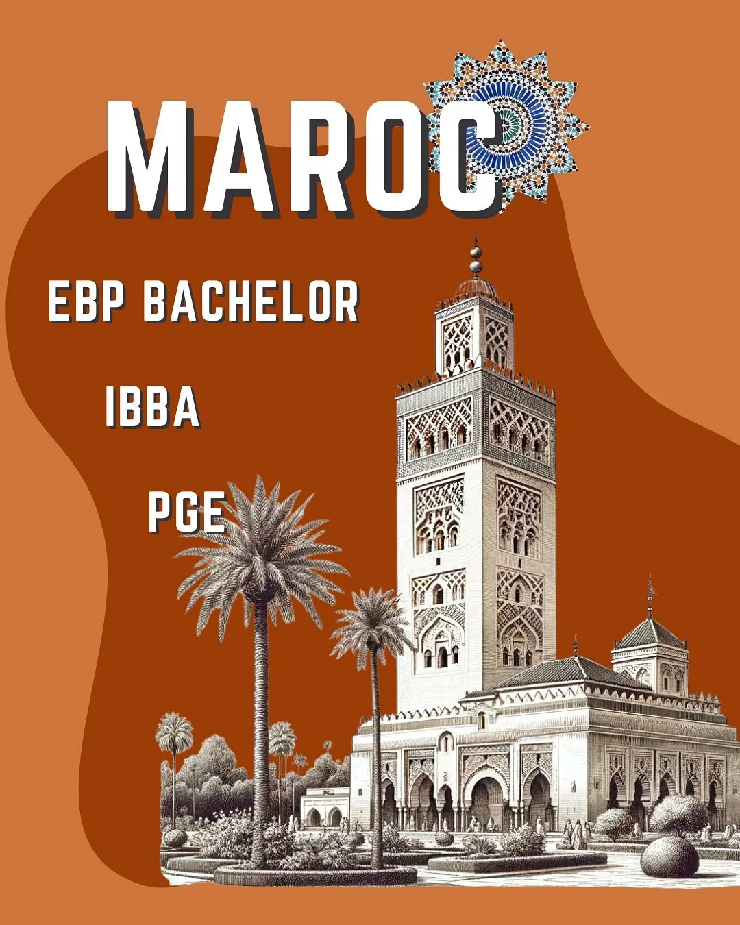 Entre Rabat, capitale administrative, et Casablanca, c&oelig;ur &eacute;conomique du Maroc, le pays vous offre un environnement dynamique  et riche en culture.🇲🇦

🌍📚 Le Maroc t&rsquo;attend : &eacute;tudes, soleil et d&eacute;couverte garantie ! 
