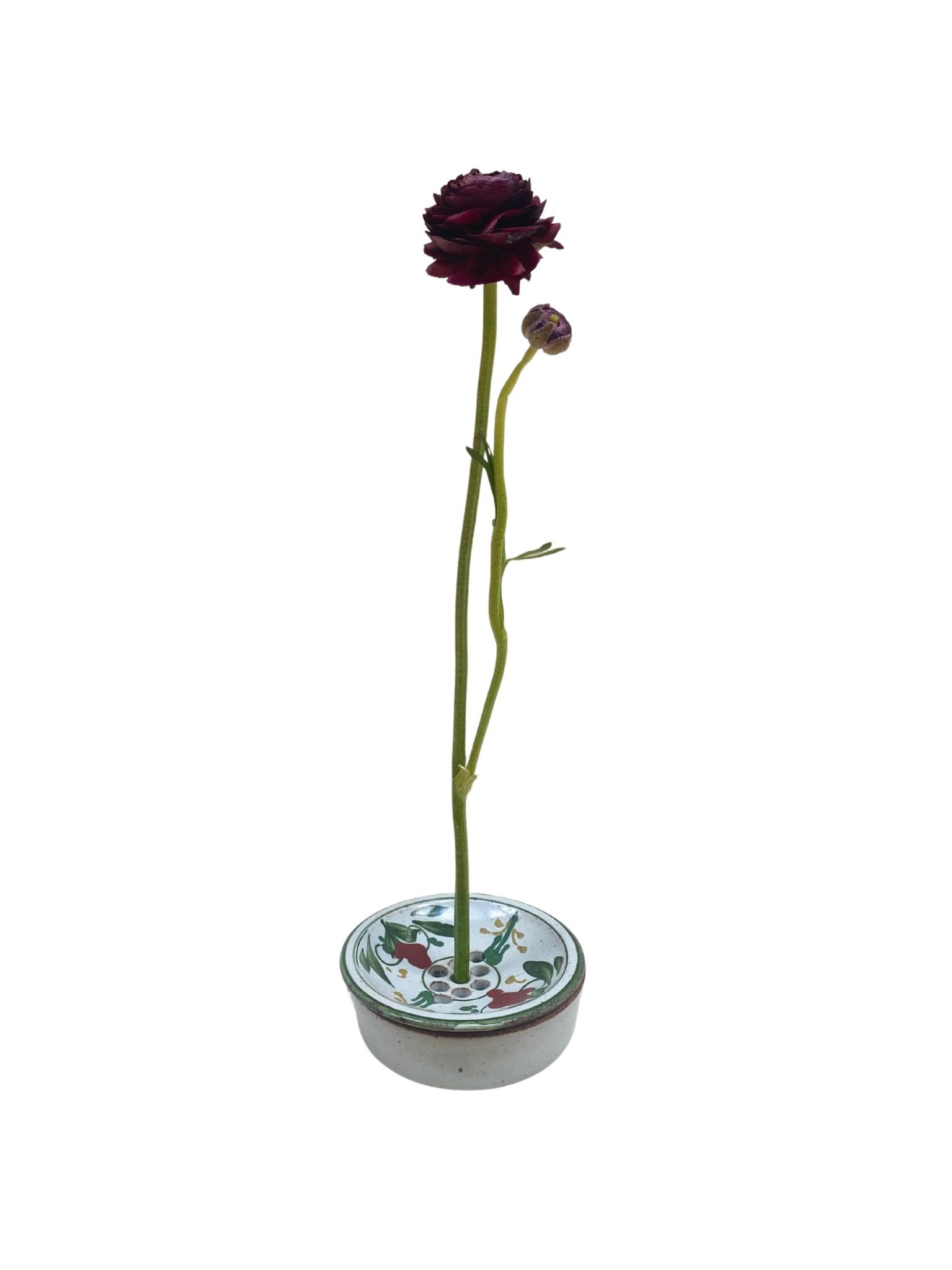 Vintage ceramic flower frog