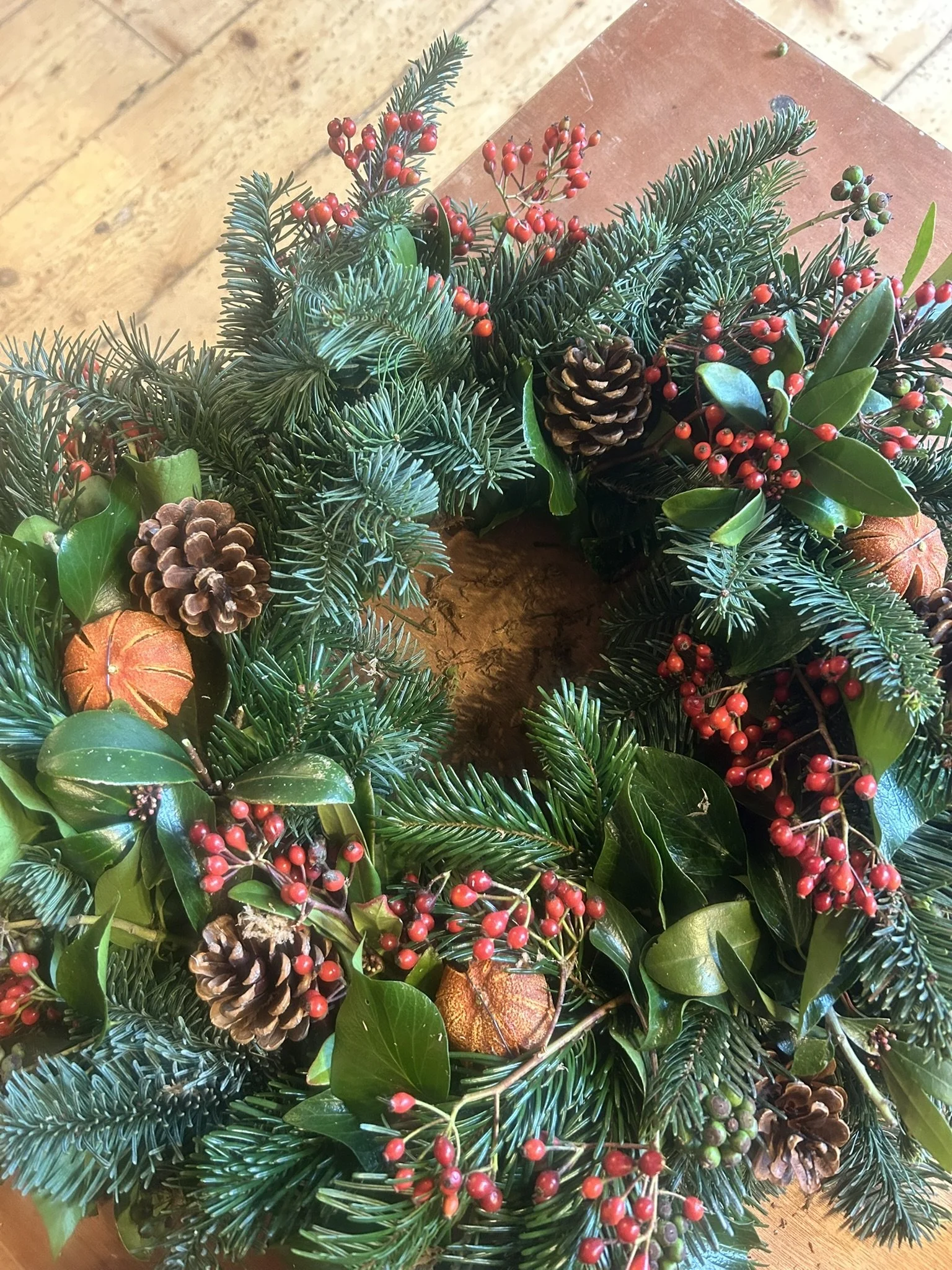 Traditional Christmas Wreath Making