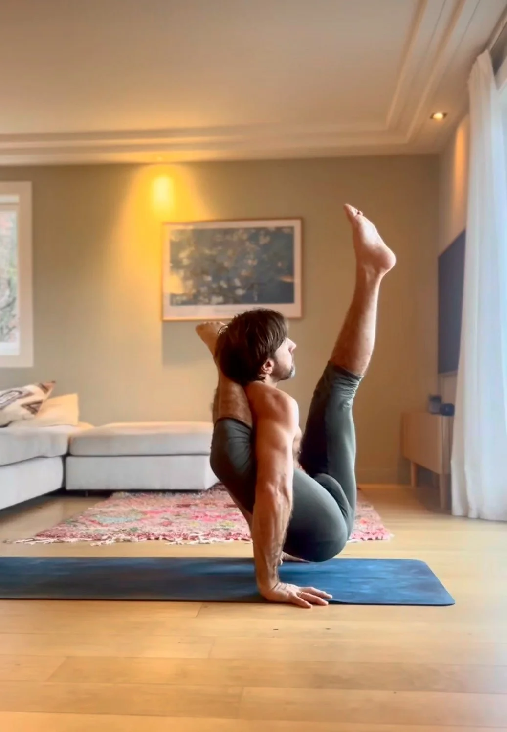 Preparing for Eka Pada Sirsasana