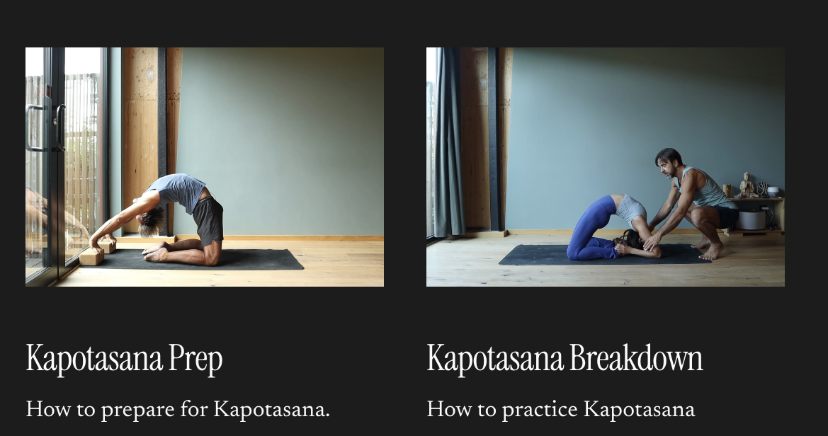 Kapotasana help