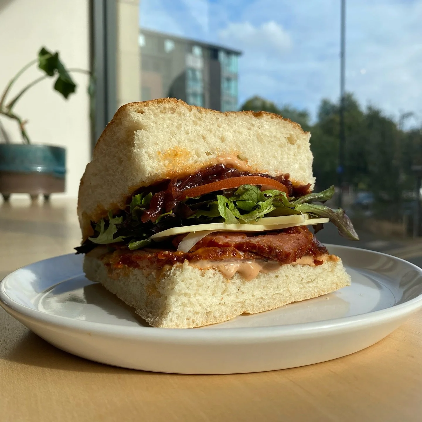Word is, the Waitrose lunch run&rsquo;s getting old in this block.

Chipotle-glazed ham, cheddar, caramelised onion chutney, chipotle crema.
A menu staple. Plenty more where that came from.

#chipotleglaze #eccyroadeats #pidebread #ecclesallroadsheff