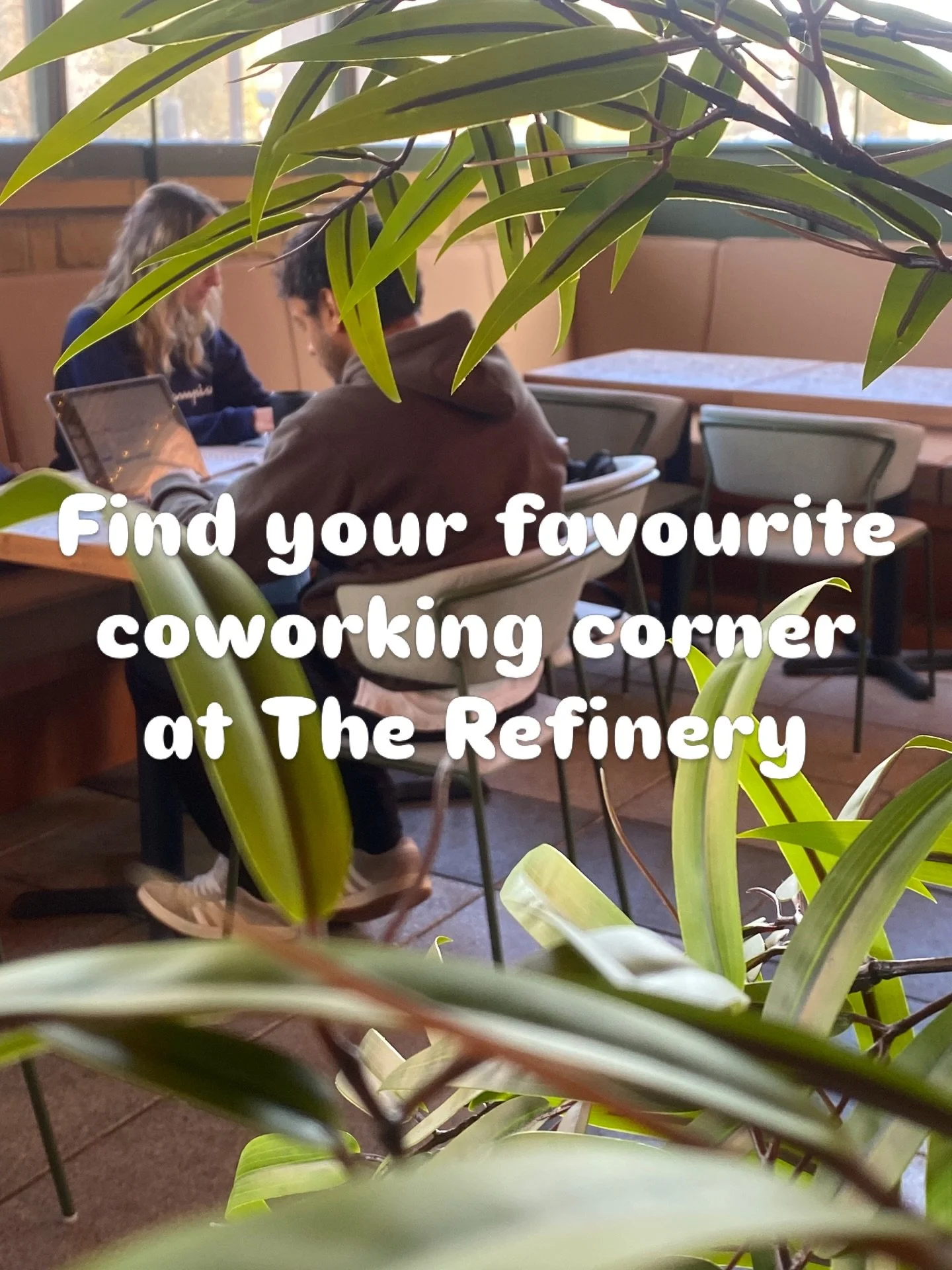 Find your coworking corner here at The Refinery cafe. 
Stay as long as you like ☕

New offer! &pound;6 filter coffee refills all day &mdash; because great ideas take time.

Monday - Thursday / 8am - 3pm

Sip and support!