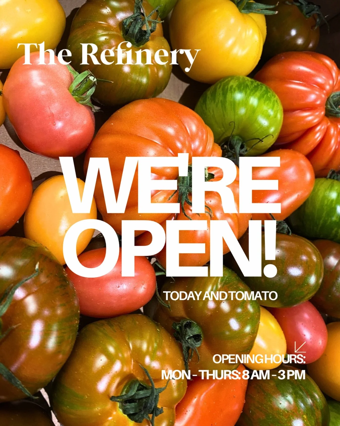 Just a little reminder of our opening hours 👌

Monday &ndash; Thursday | 8am &ndash; 3pm

Good coffee, good cause, and not to mention good looking tomatoes 🍅

Start the week right, people ☕️ come try us out!
