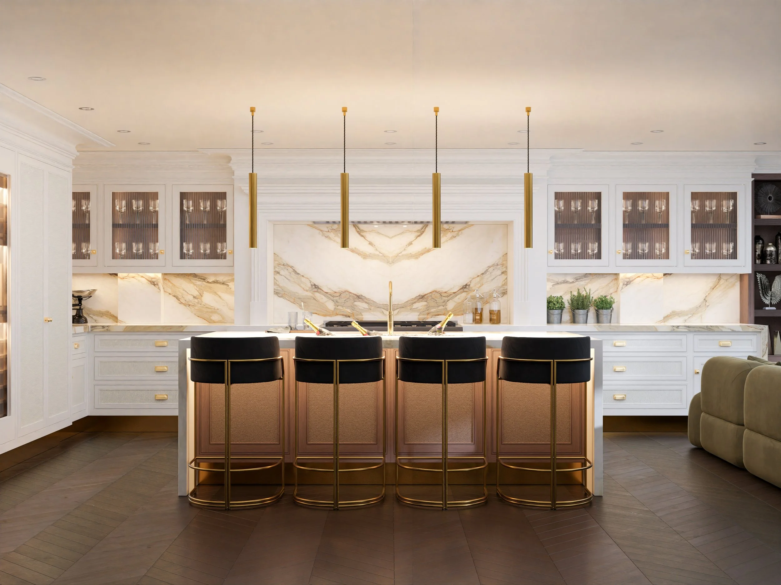 Stunning Veined Natural Stone Selections 