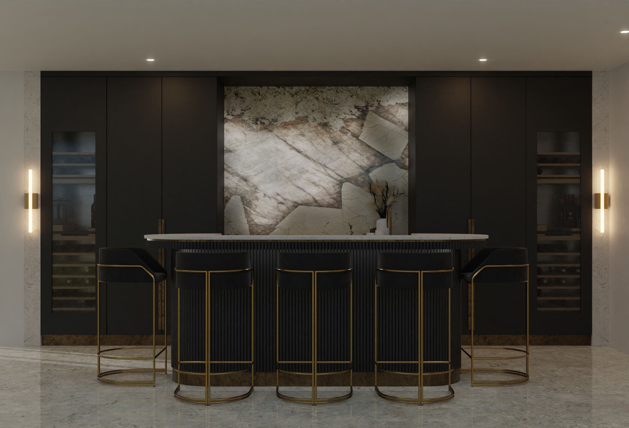 LUXURY HOME BAR DESIGN IDEAS | HAUHAU