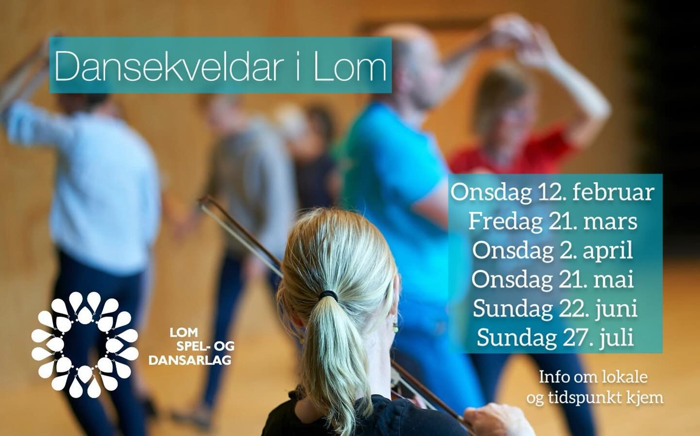Har du lyst til &aring; danse meir i 2025? Bli med p&aring; dansekveldar i Lom✨ det er heilt gratis og kven som helst kan kome. Meir info om lokale og tidspunkt vil kome😊 

Vi kjem til &aring; byte p&aring; kva vi dansar p&aring; dansekveldane, men 