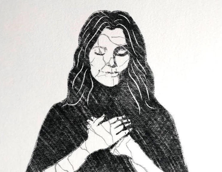 Ilustración de mujer integrando emociones - Guiomar Fernández Coaching