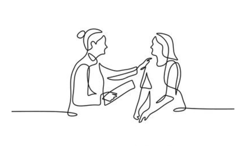 Ilustración de alianza de trabajo y acompañamiento profesional en coaching - Guiomar Fernández