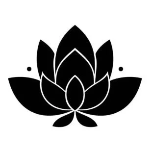 Icono de flor de loto para técnicas de respiración consciente y meditación