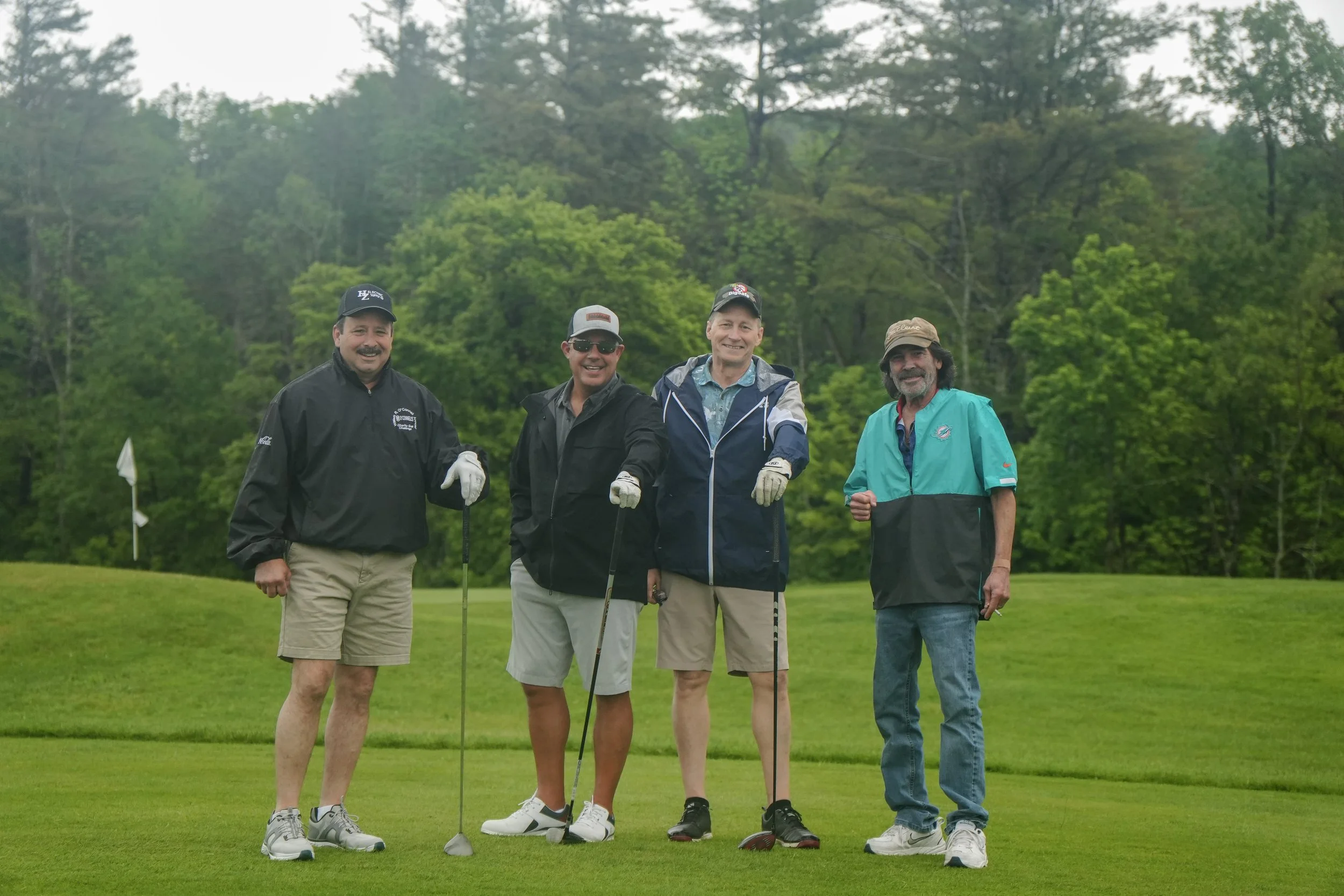 The 2nd Annual Jake Hescock Win the Day Golf Tournament was a wet start and ended with sunshine.