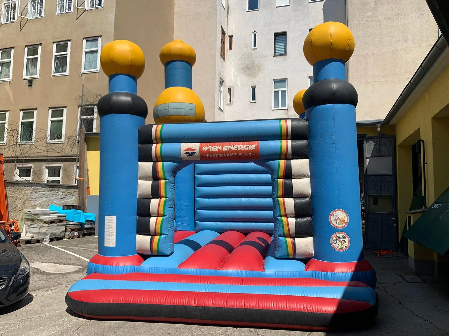 Inflatables gebrandete Hüpfburg