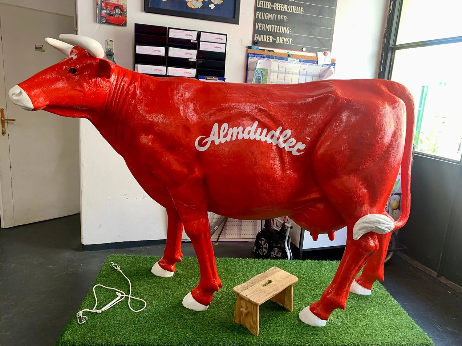 Sonderwerbemittel Kuh gebrandet