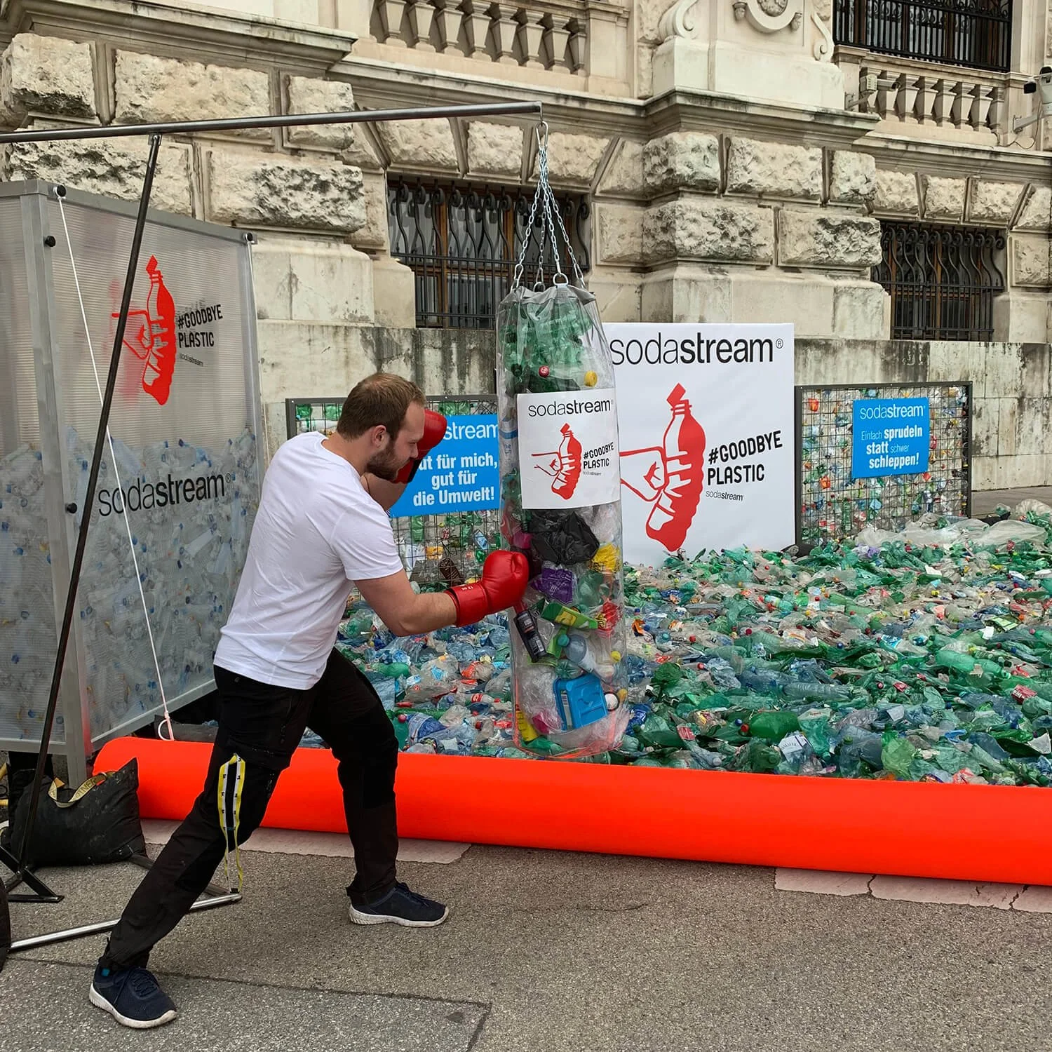 Guerilla Aktion Werbung