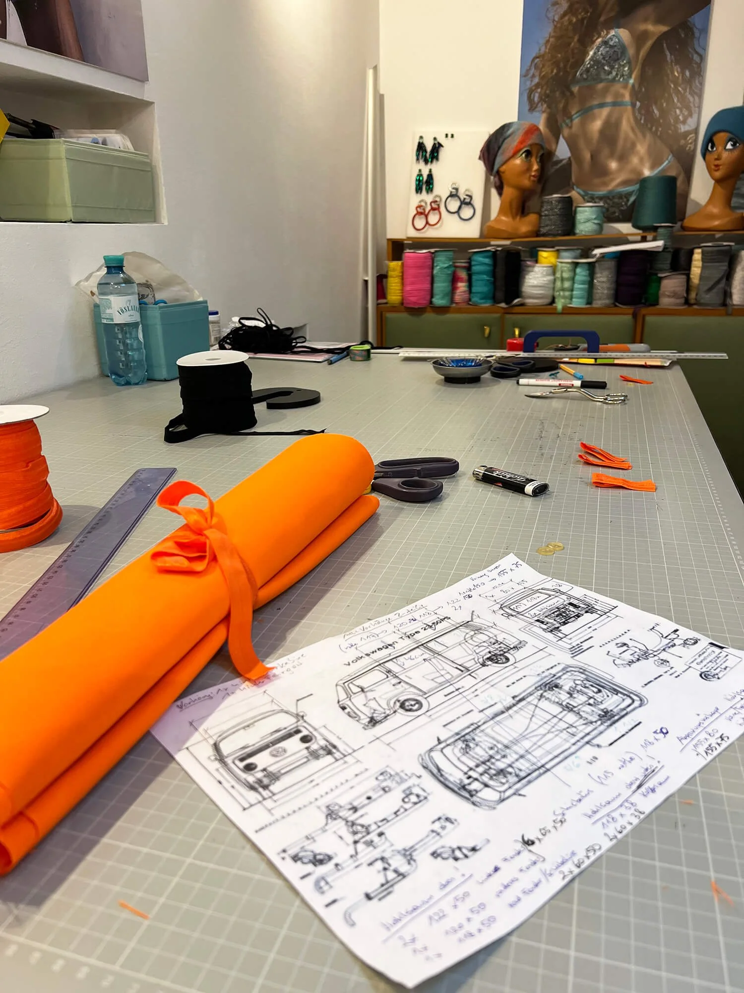 Skizze, Reparatur, Wartung