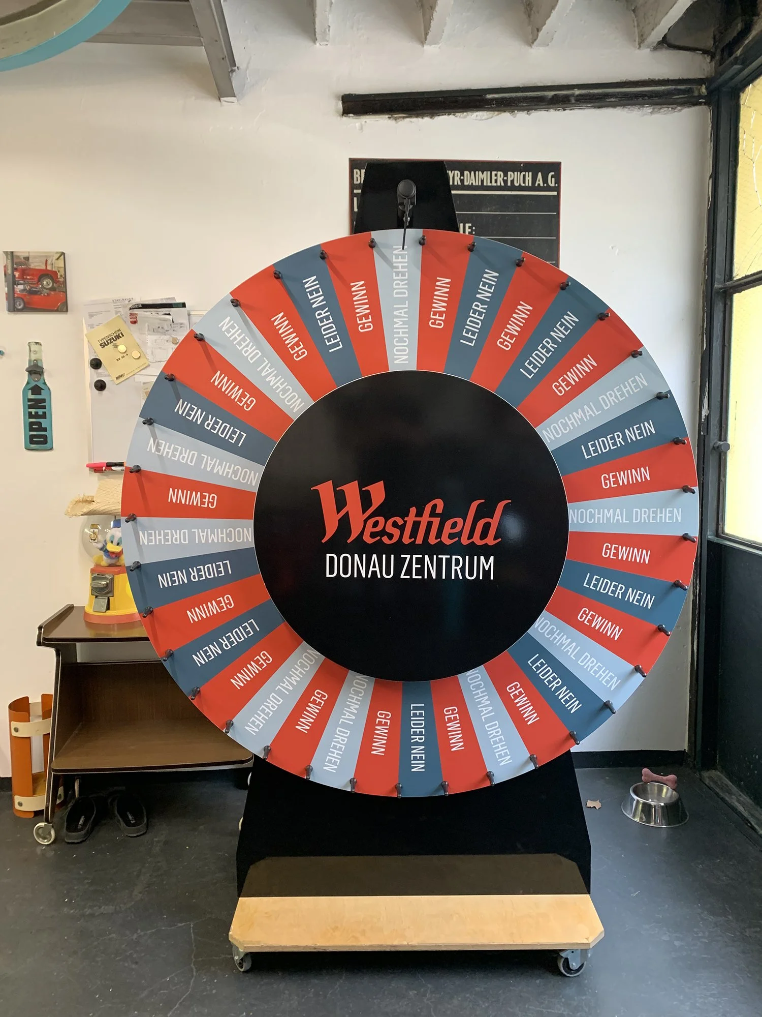 Glücksrad für Westfield