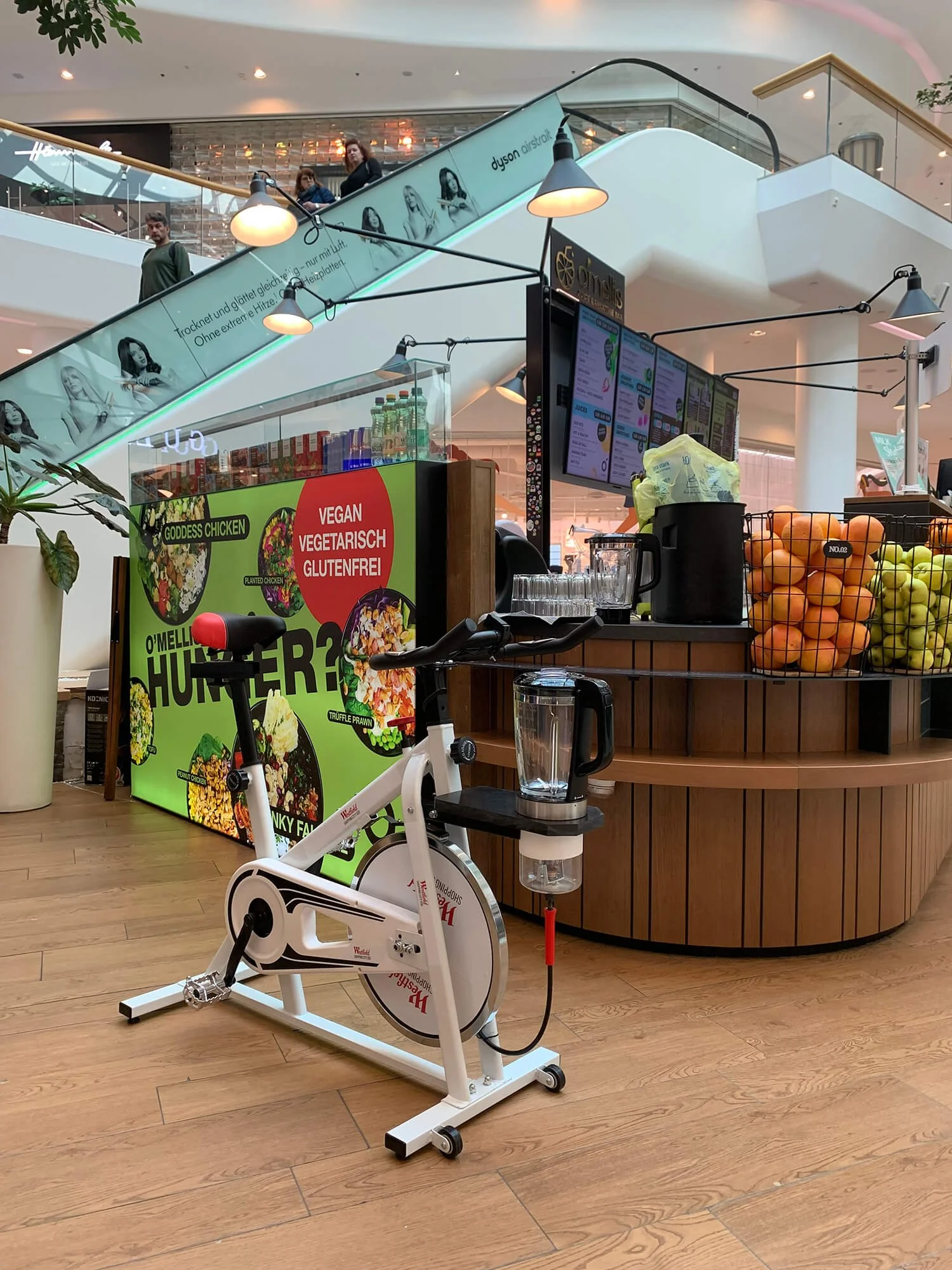 Saftrad für Werbeaktion