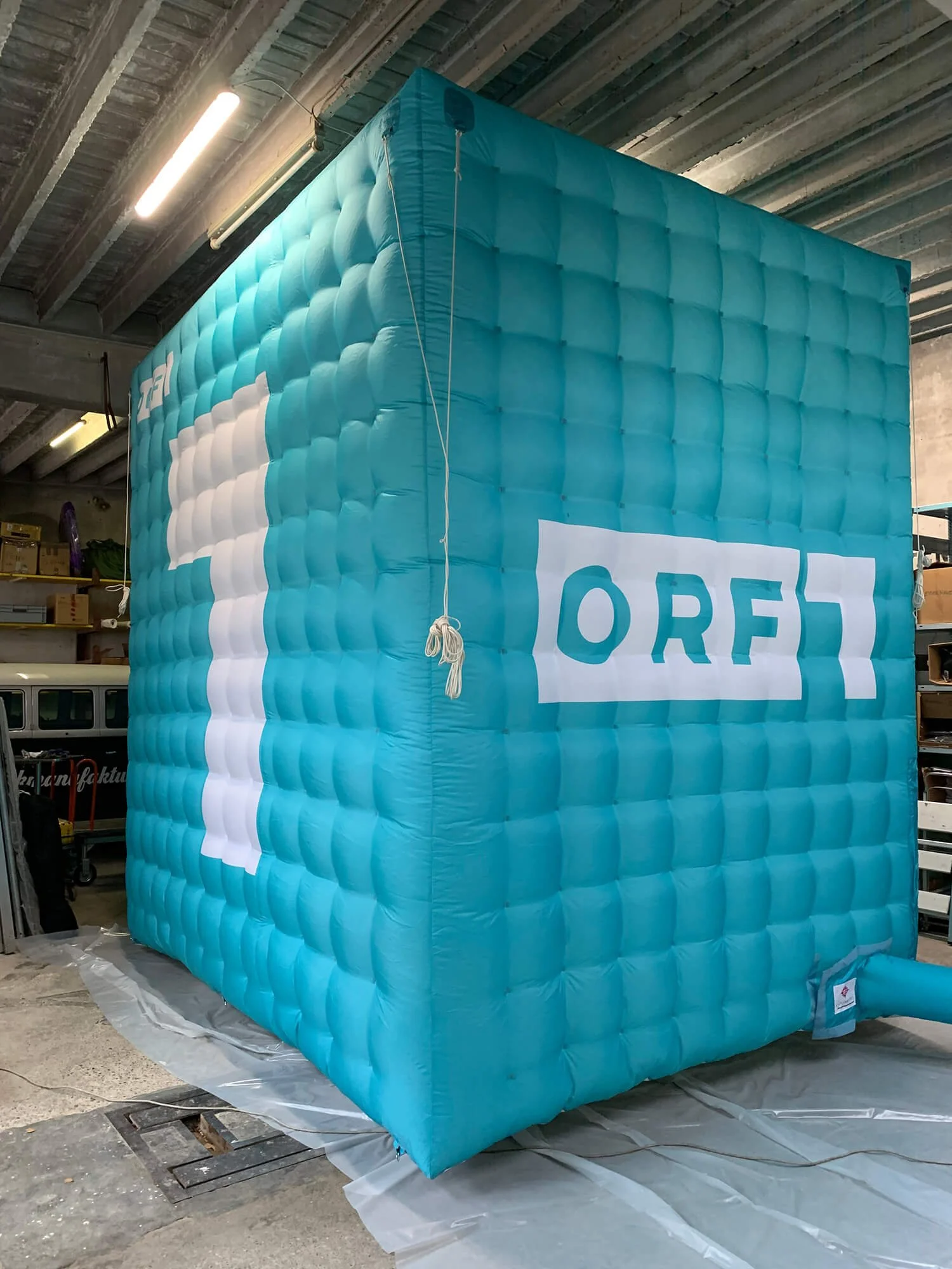 Inflatables Quader Werbung