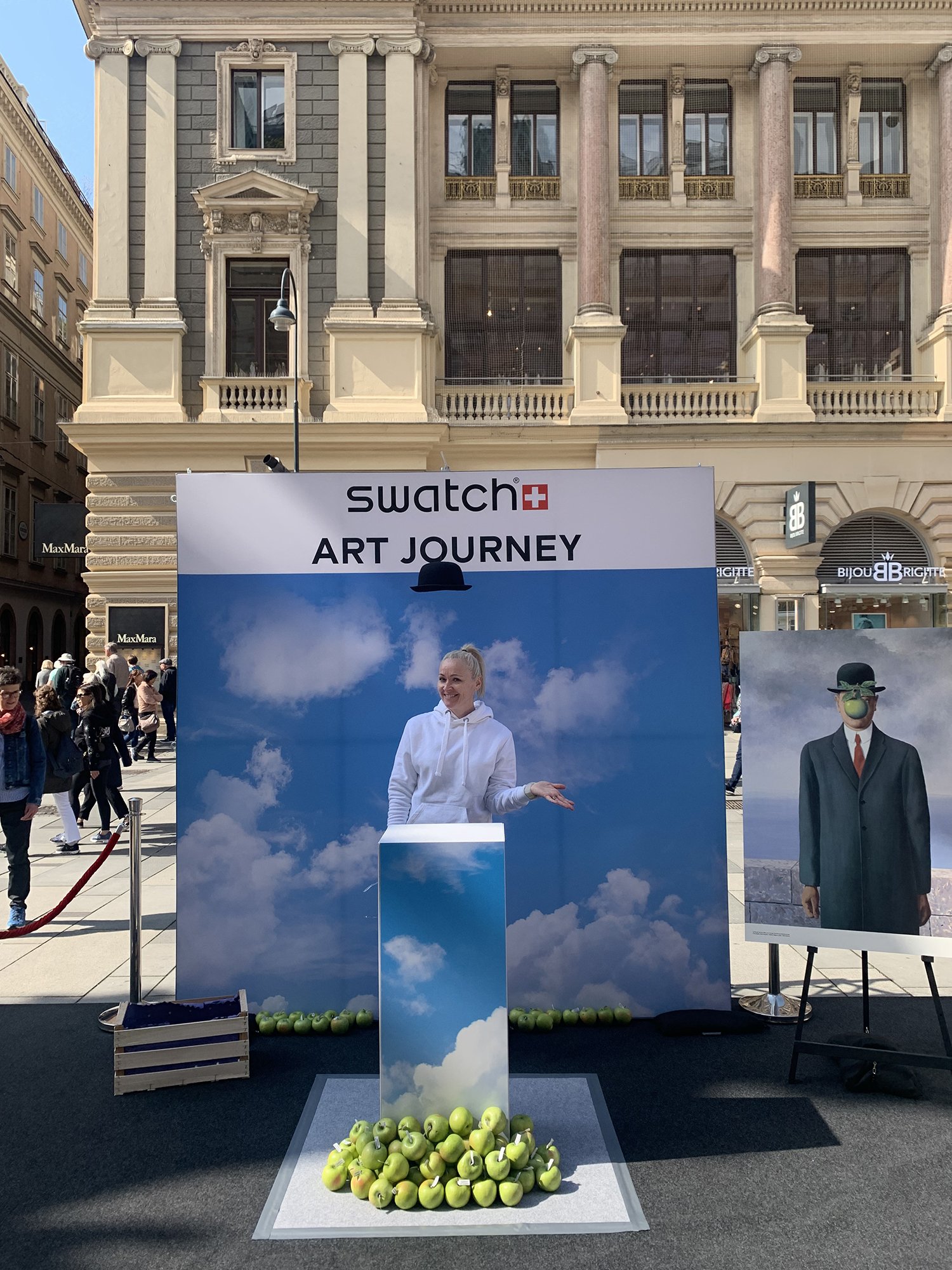 LED-Frame für Werbeaktion