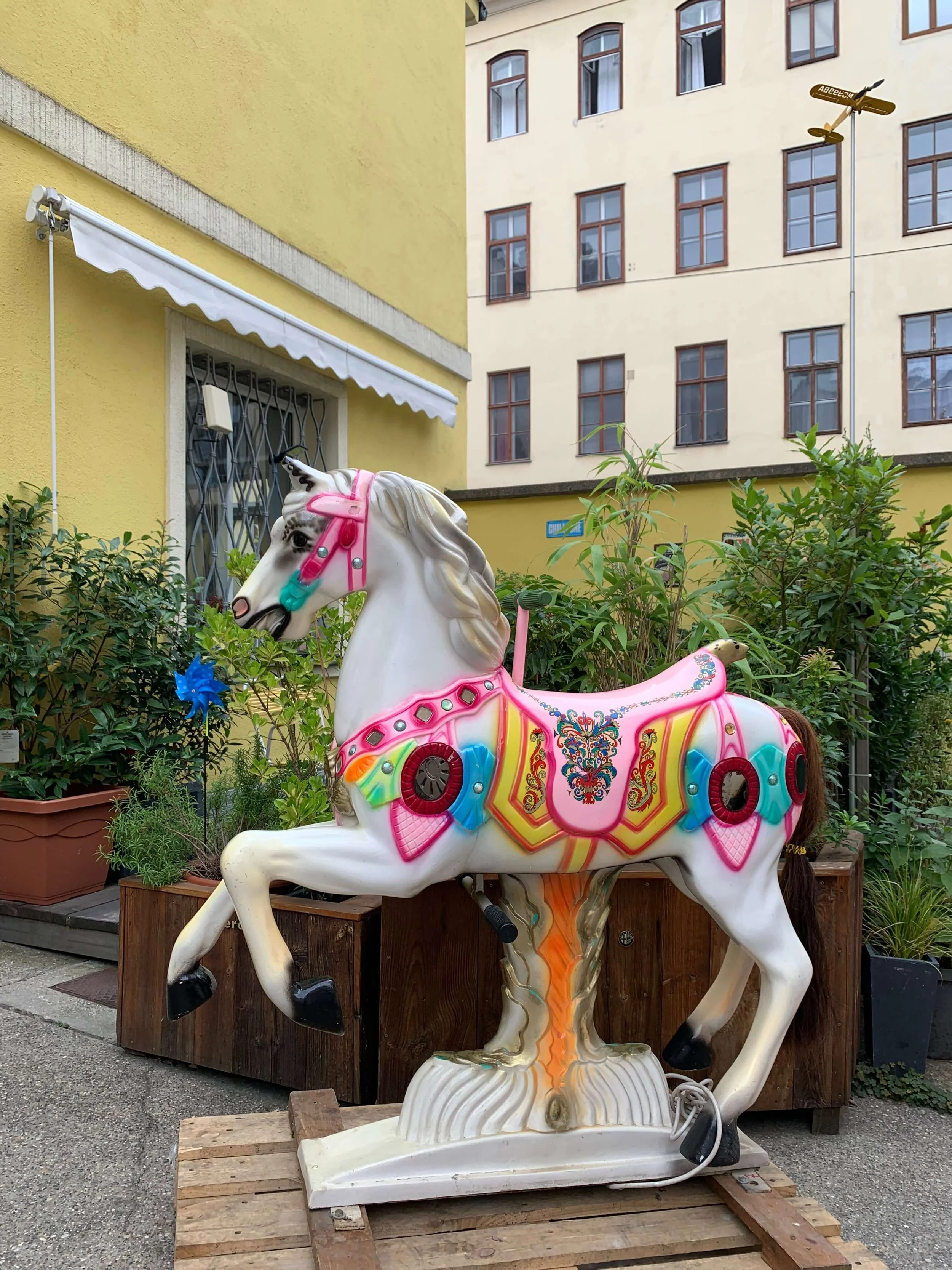 Sonderkonstruktion Karussellpferd