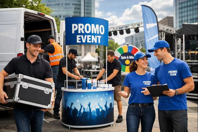 Stand für Promotion Aktion