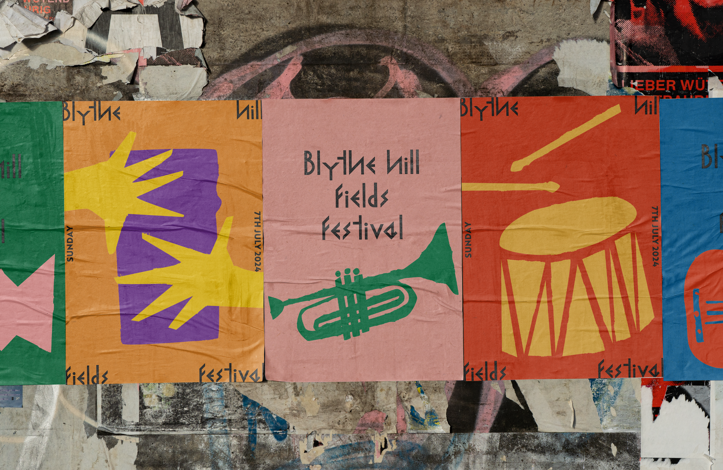 Blythe Hill Fields Festival Branding