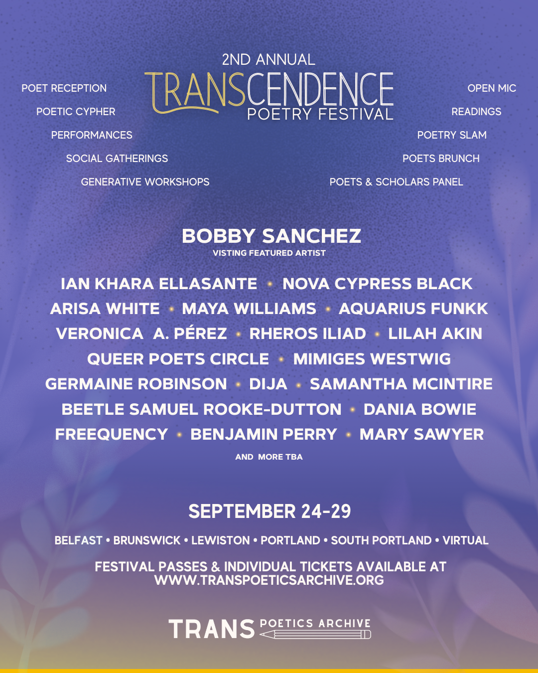 Transcendence Poetry Festival