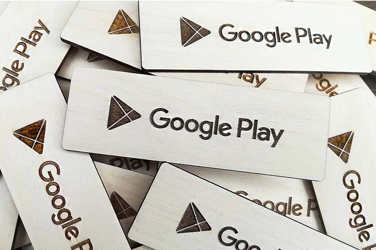 Custom wooden labels