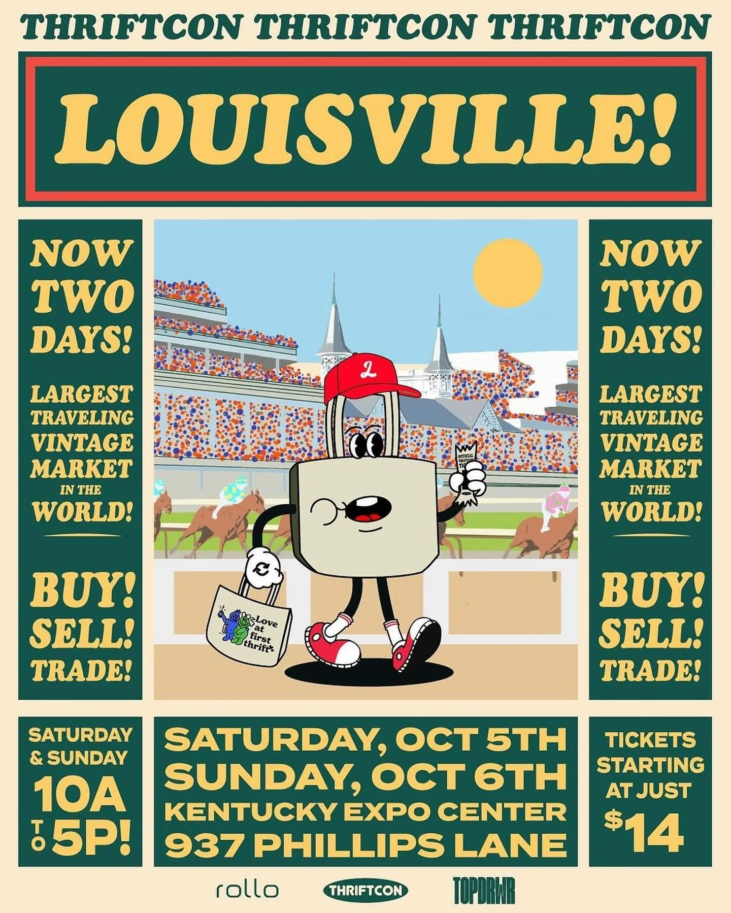 Just a little over a month until @thrift_con Louisville! Who has their tickets already?