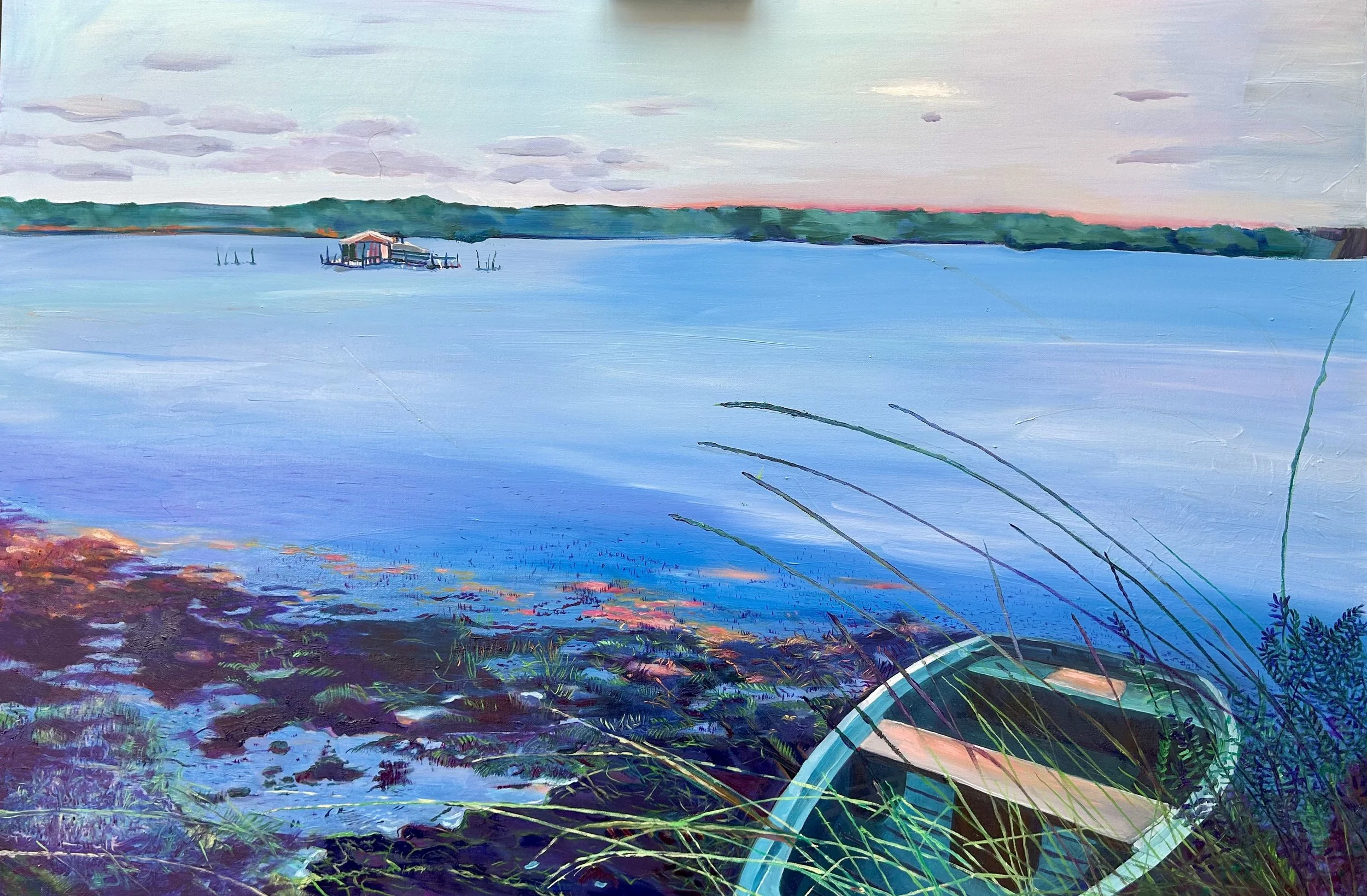 L'Etang blanc L.120 X H.80 X P.1