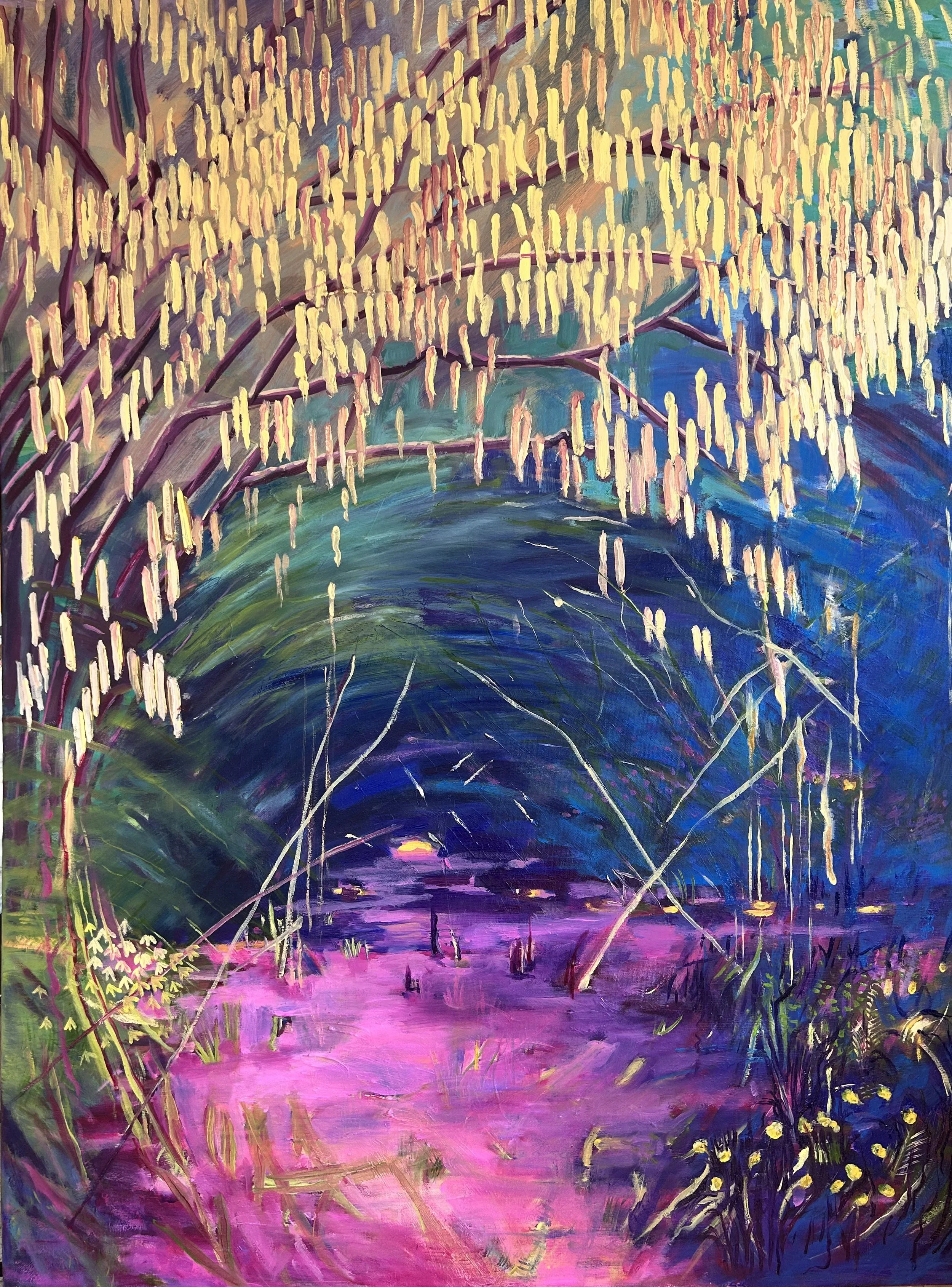 L'arbre qui danse l'hiver
L.90 x H.120
Huile sur toile