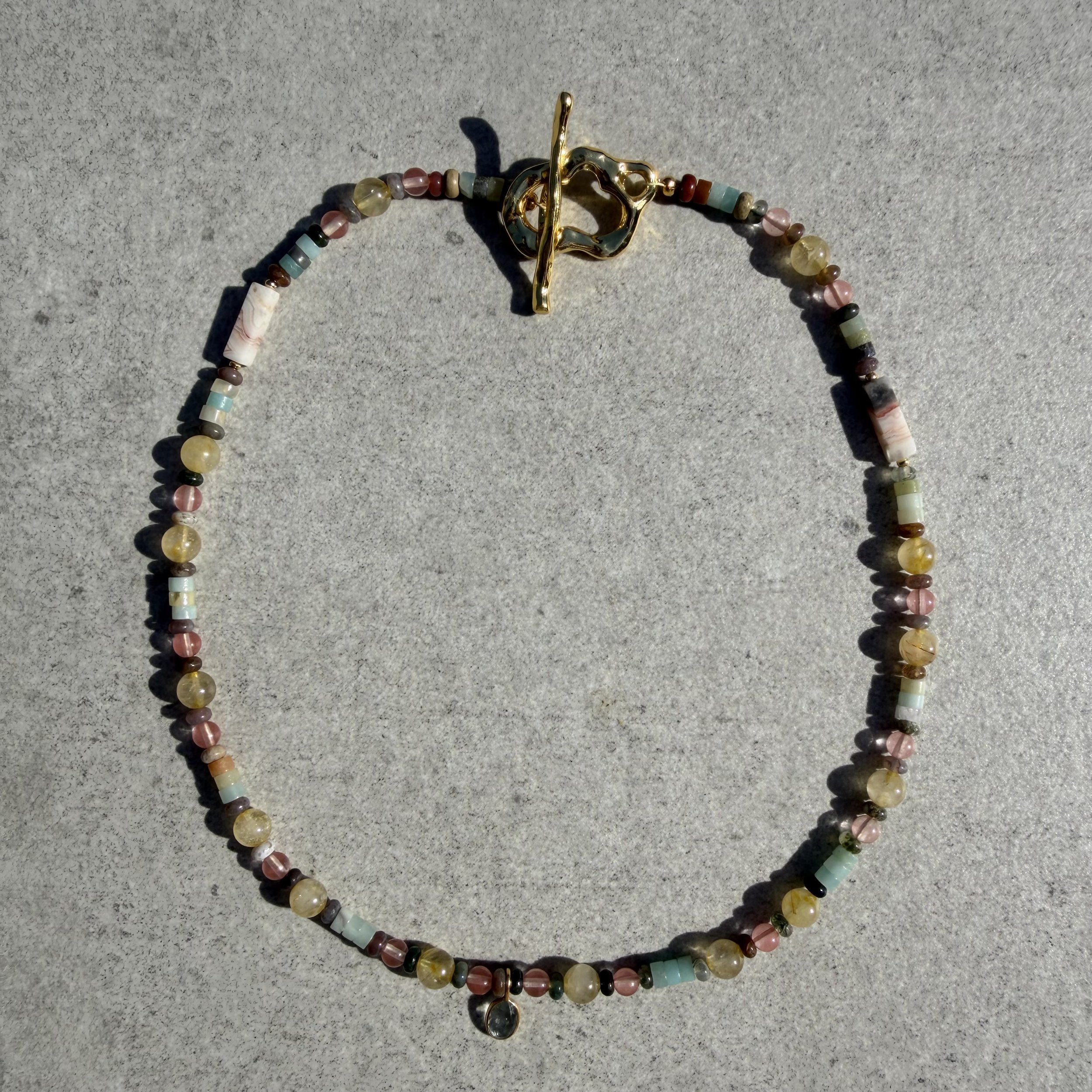 Aquamarine Pendant Dinky Soleil