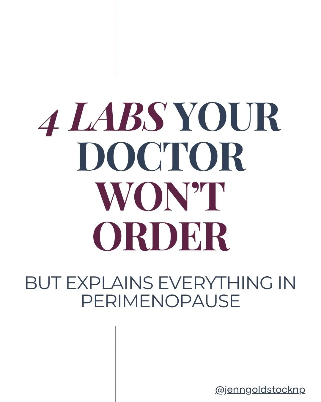 If you have been told your labs are &ldquo;normal&rdquo; but you still feel bloated, exhausted, anxious, inflamed, and stuck with stubborn weight gain, it may be time to look beyond standard testing.

Certain functional labs can uncover patterns that