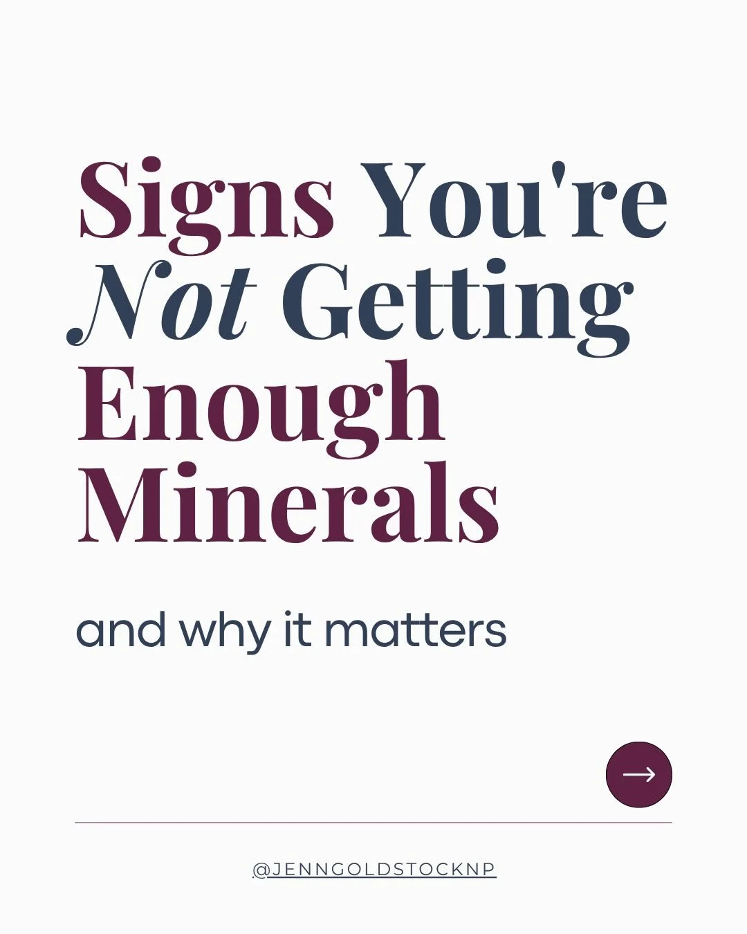 Most women think they&rsquo;re tired, stressed, or just &ldquo;getting older.&rdquo;

But sometimes the issue is much simpler: your body may be low on key minerals.

Minerals like magnesium, potassium, sodium, and calcium play a huge role in how you 