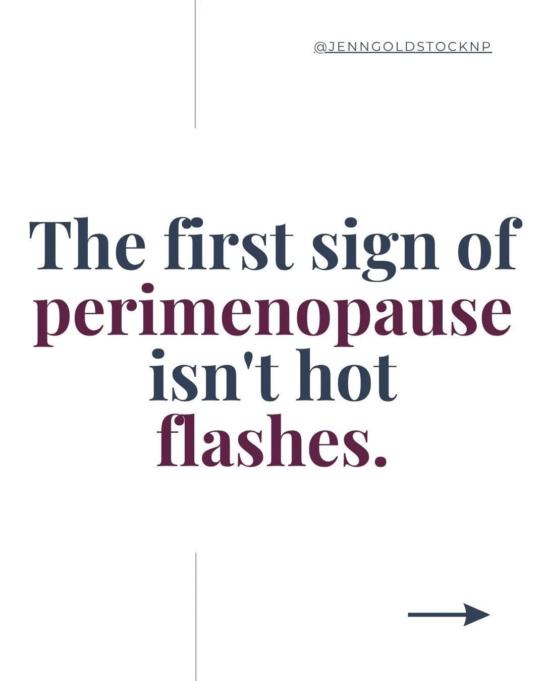 What if the symptoms you&rsquo;ve been blaming on stress are actually early perimenopause?

Many women are surprised to learn the transition can begin years before hot flashes or missed periods ever appear.

Instead, it may look like:
&bull; Mood cha