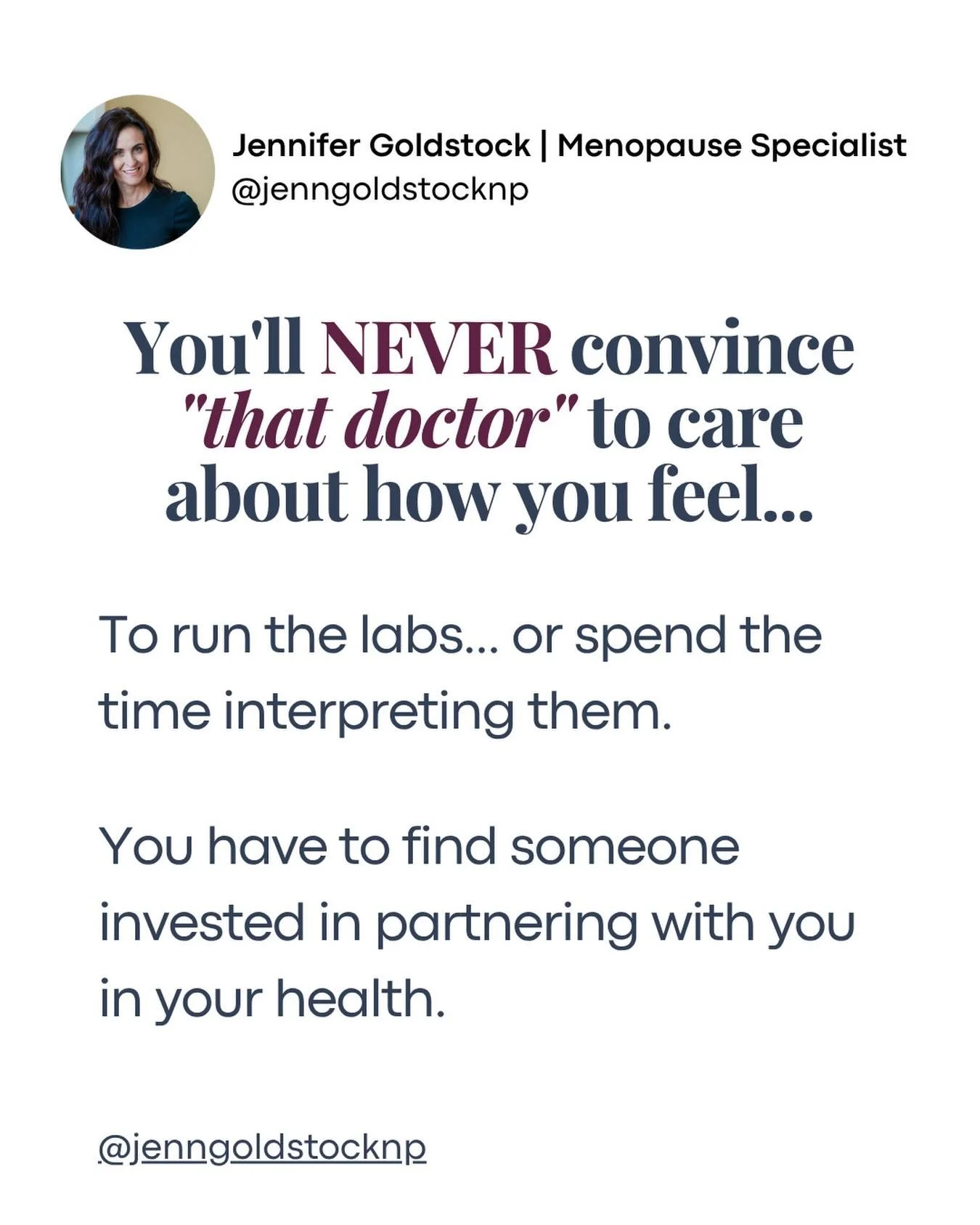 You shouldn&rsquo;t have to fight to be heard in your own healthcare.

But many women leave appointments feeling dismissed when they bring up things like:

&bull; Fatigue
&bull; Brain fog
&bull; Anxiety or mood changes
&bull; Sleep issues
&bull; Horm