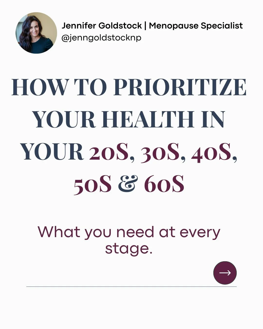 Your hormones aren&rsquo;t supposed to feel the same in every decade and your lifestyle shouldn&rsquo;t either.

Here&rsquo;s how your hormones shift through each stage of life:

In your 20s: This is your foundation era.

In your 30s: Stress starts t