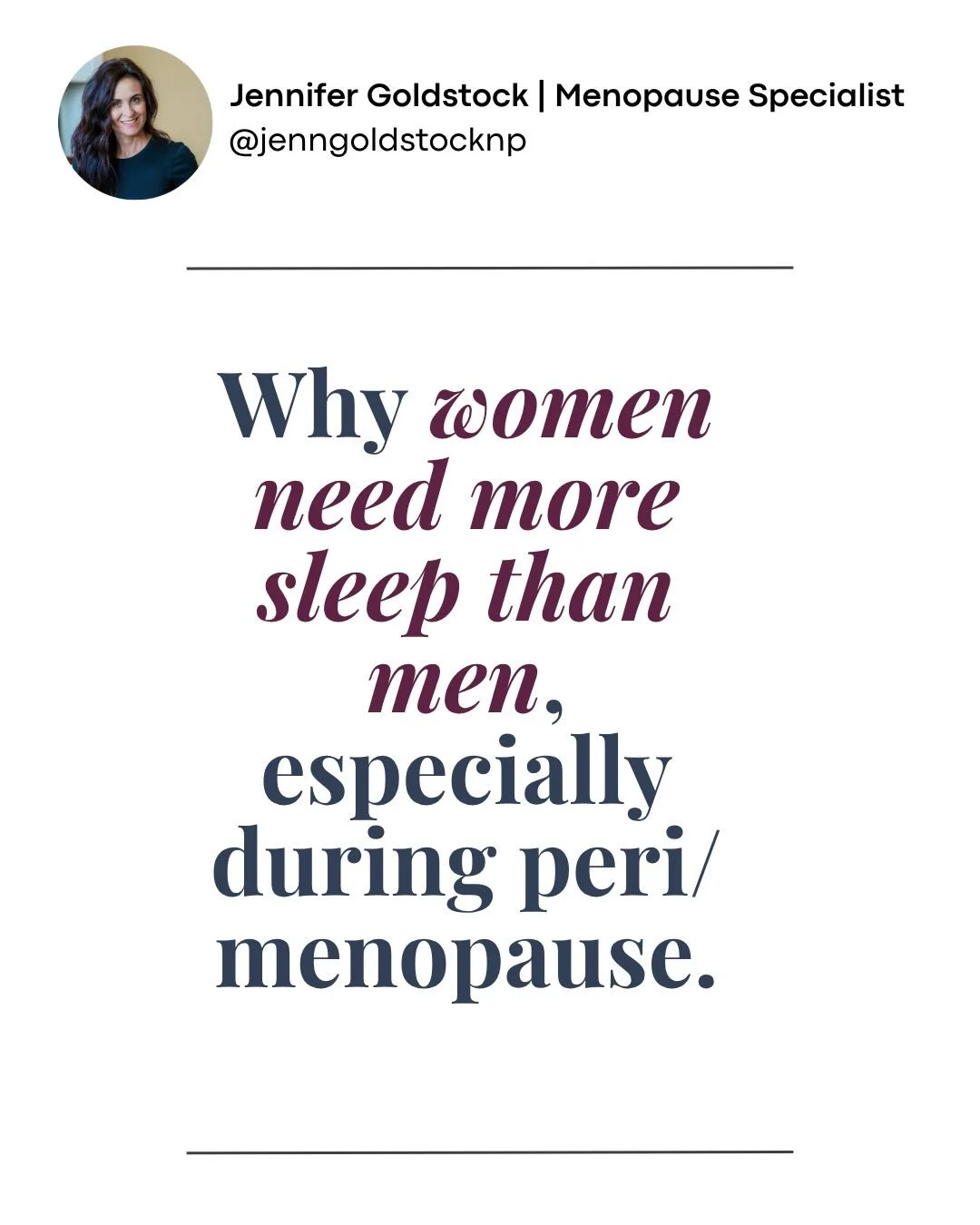 Women&rsquo;s bodies are juggling a lot, especially as hormones shift during peri- and menopause. Estrogen and progesterone don&rsquo;t just affect cycles, they influence sleep quality, brain function, and recovery.

This means your body actually nee