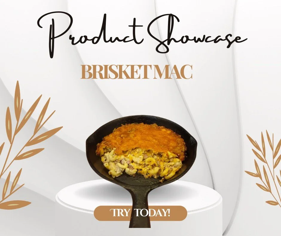 Product Showcase! Our favorite Brisket Mac has returned 🙌 Creamy mac &amp; cheese loaded with tender brisket, topped with melty golden cheese&hellip; comfort food at its best. Come grab yours today! 🧀

#BrisketMac #MadeWithLove #KitchenOfDana #Loca