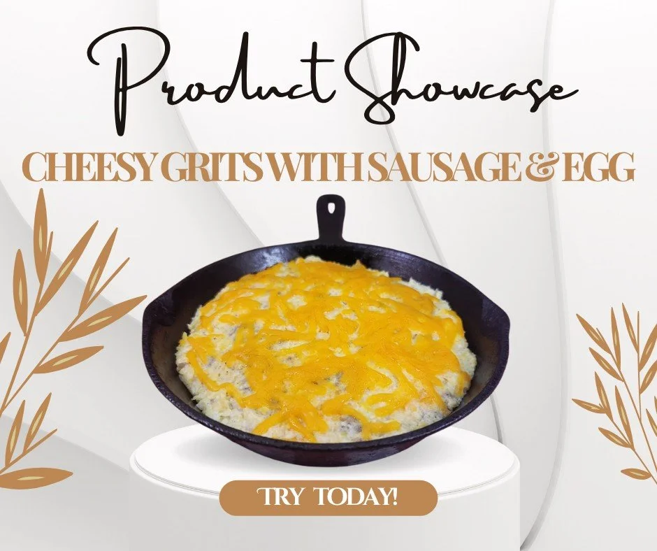 A Southern favorite made with love! π§π³
Cheesy Grits with Sausage & Egg... the kind of breakfast that tastes like Sunday morning at Grandma’s table.
#kitchenofdana #productshowcase #Georgia #lookforthebrownbox #yummy #cheesygritswithsausa